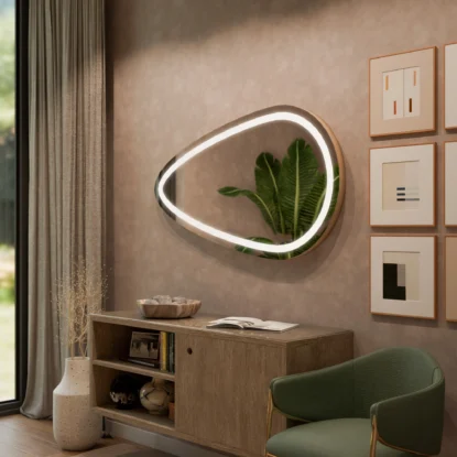 Lustro LED Premium o nieregularnym kształcie - Malaga